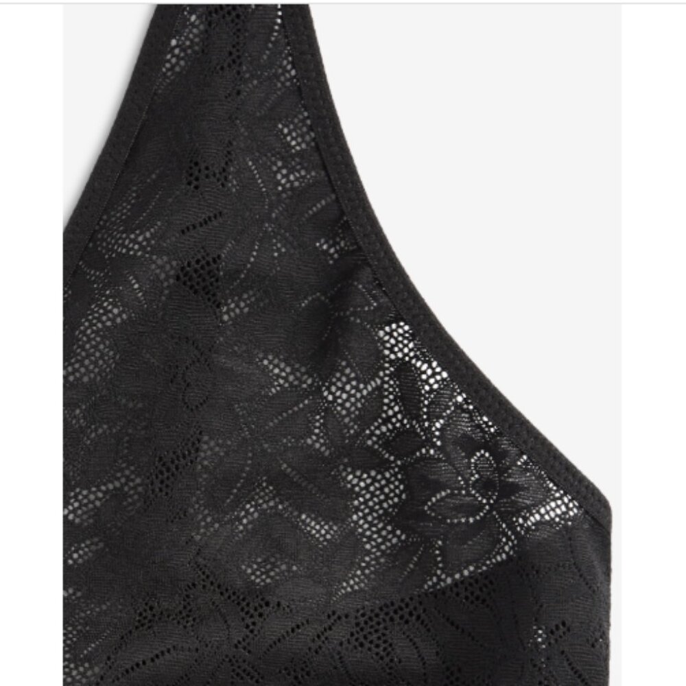 State of Day Women's Mesh Lace Bikini Underwear, Deep Black, NWT - Picture 3 of 3